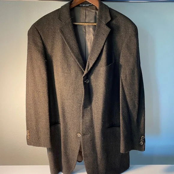 Hugo Boss Brown 44R Wool Sport Coat